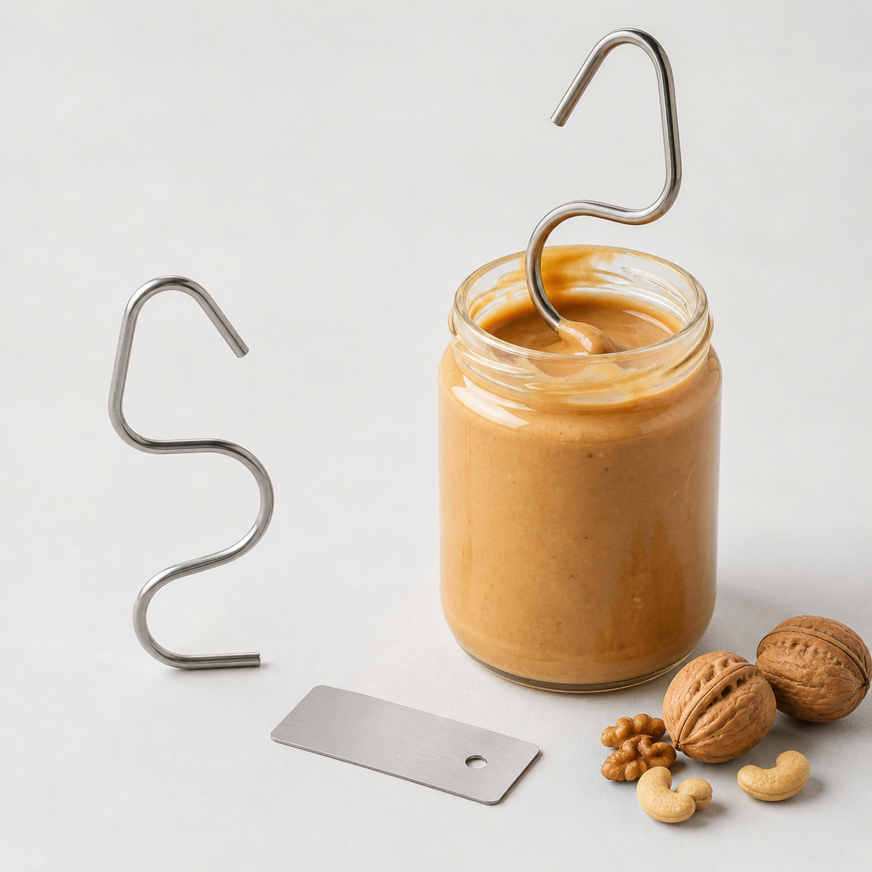 Stainless Steel Peanut Butter Stirrer
