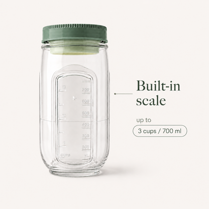 2-in-1 Salad Jar & Bowl