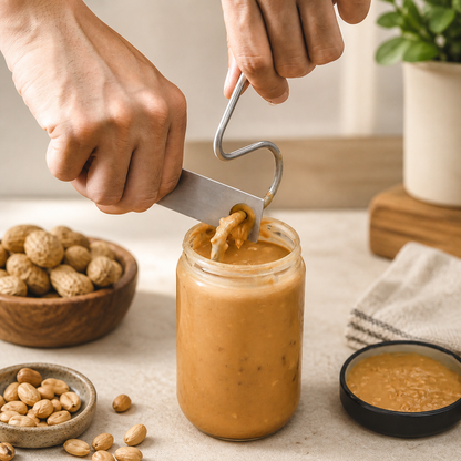 Stainless Steel Peanut Butter Stirrer