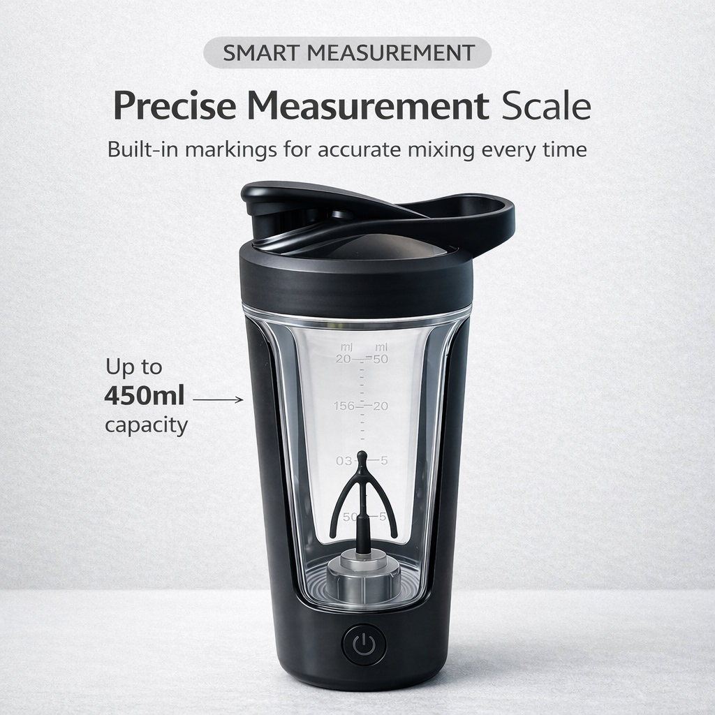 Electric Protein Shaker Bottle