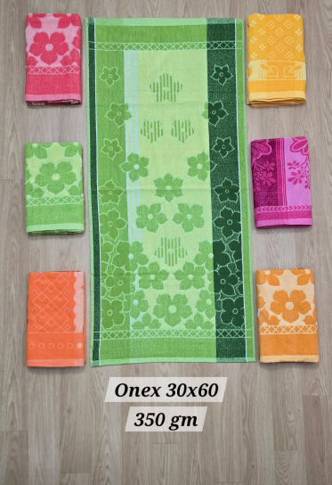 Soft Onex Bath Cotton Blend Towles 29 x 58 (320gm-350gm) ( one pc )