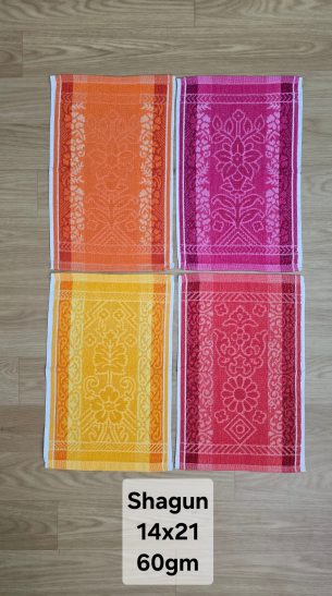 Soft Shagun Medium Cotton Blend Hand Towel 13 x 20 ( 55gm-60gm ) ( one pc )