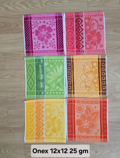Soft Cotton Blend Onex Face Towels 11 x 11 ( 20gm-25gm ) ( one pc )